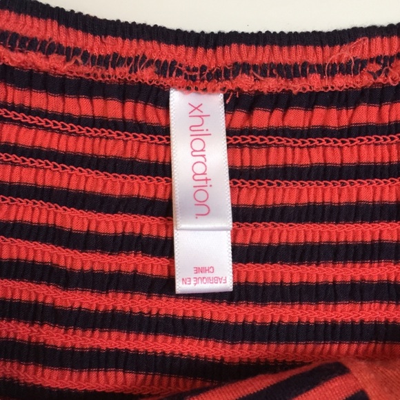 Xhileration striped babydoll dress - Picture 2 of 2